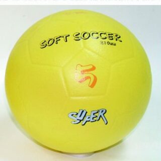 Fotball. skumplast nr 5 ( 22 cm gul)