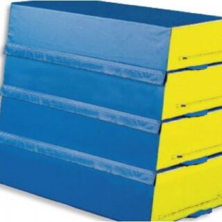 Sprangkasse i skum, med 4 seksjoner