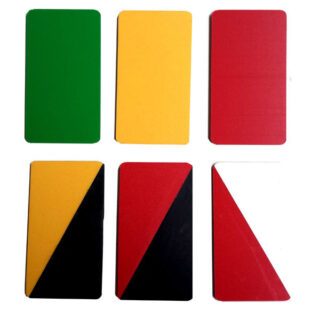 Dommerkort, komplett sett