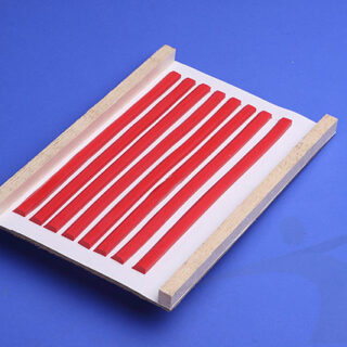 Plastelina for lengdeplanke. strimler