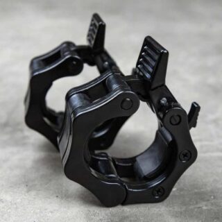 Plastikk svarte klemmelås OL Stang, par