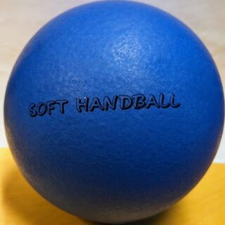 Håndball. soft m/pvc-belegg 16 cm ( blå )