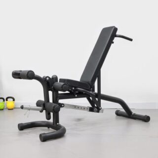 Skråbenk Solid m/bein curl og extention SmartFit