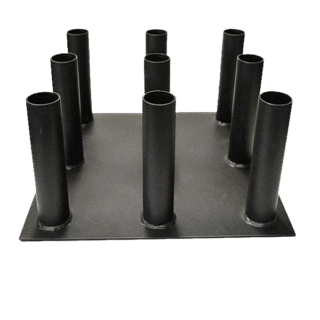 Gulvstående holder til 9stk 50mm vekstenger